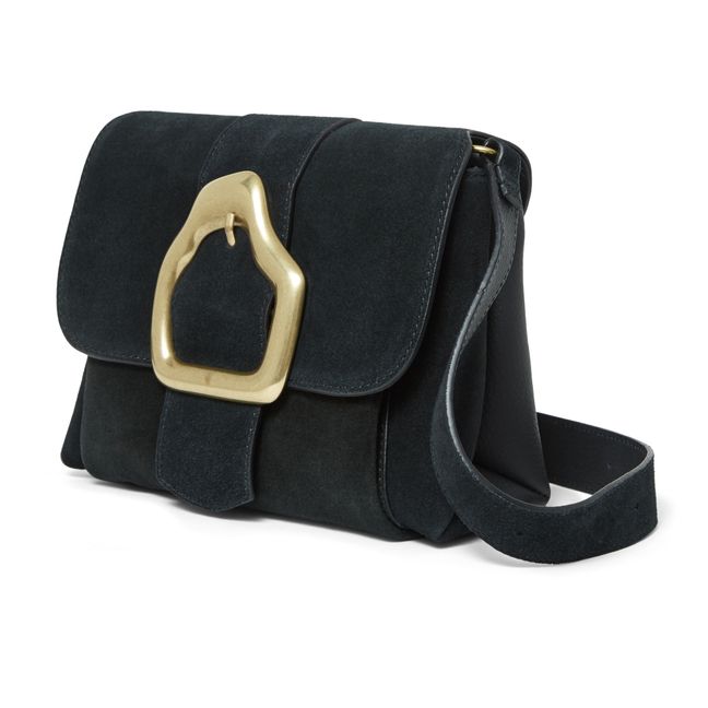 Nami Mini Suede Bag | Schwarz