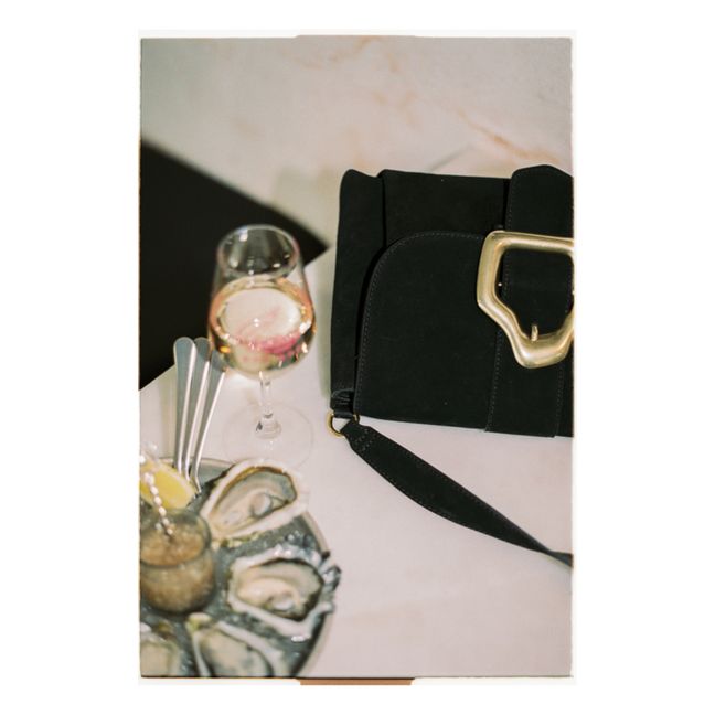Nami Mini Suede Bag | Schwarz