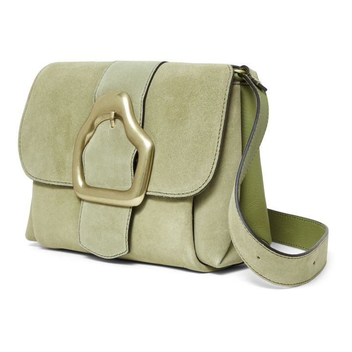 Nami Mini Suede Bag | Verde- Imagen del producto n°3
