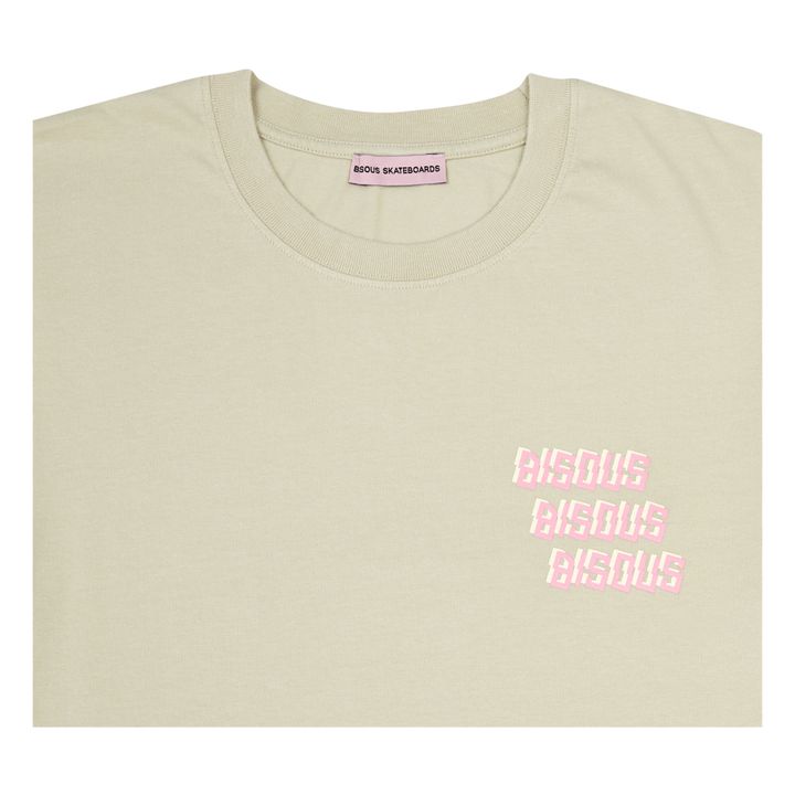 Bisous Back T-shirt | Beige- Produktbild Nr. 1