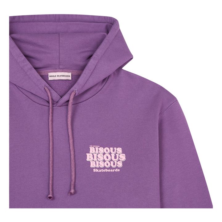 Grease Hoodie Purple Bisous Skateboards Fashion Adult