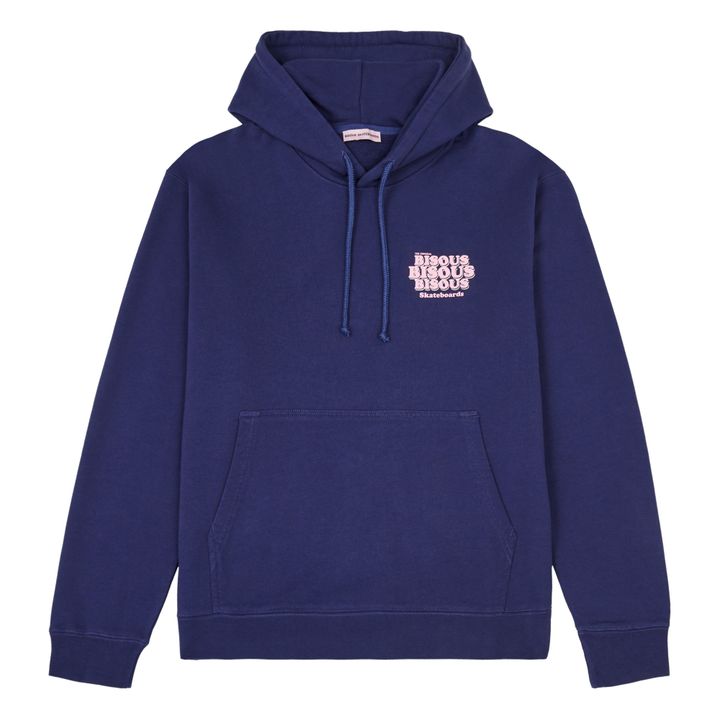 Grease Hoodie Navy blue Bisous Skateboards Fashion Adult