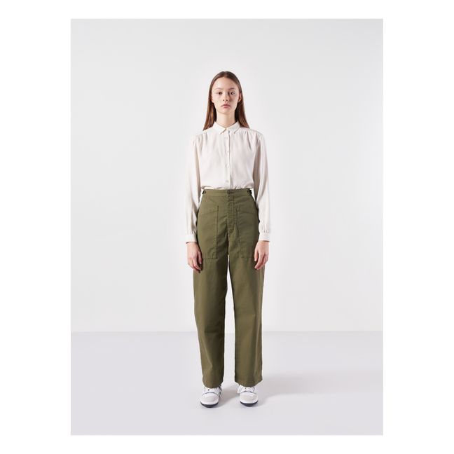 Pantalones Parker - Colección Mujer -  | Verde Kaki