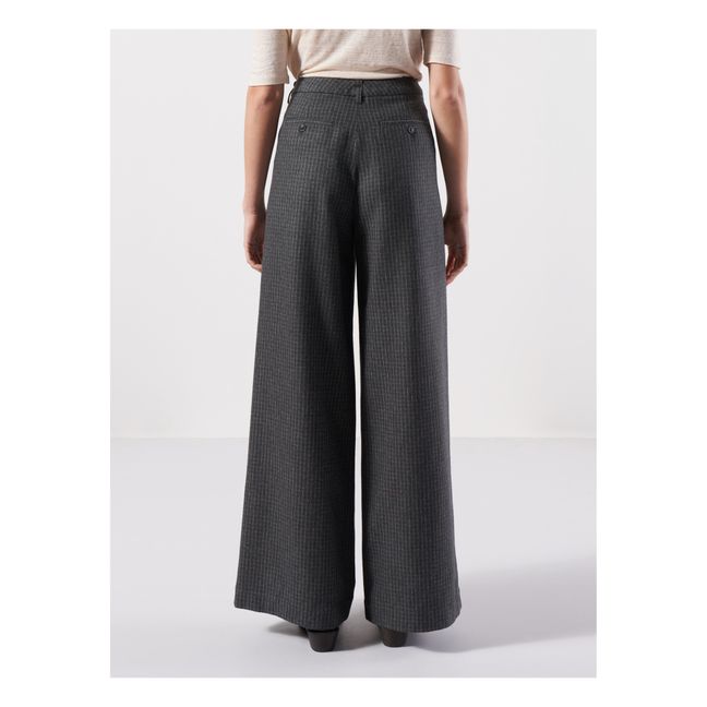 Pantaloni Volkert con pinces a quadri - Collezione Donna -  | Grigio