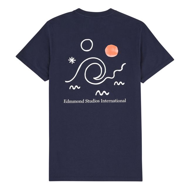 T-shirt, modello: Doodle | Blu marino