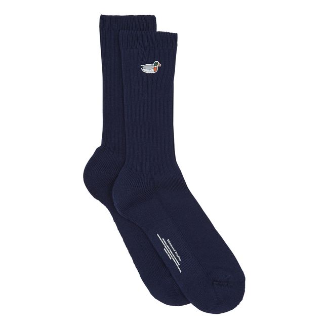 Duck Socks | Navy blue
