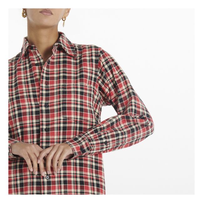 Costeria Checked Shirt | Rosso