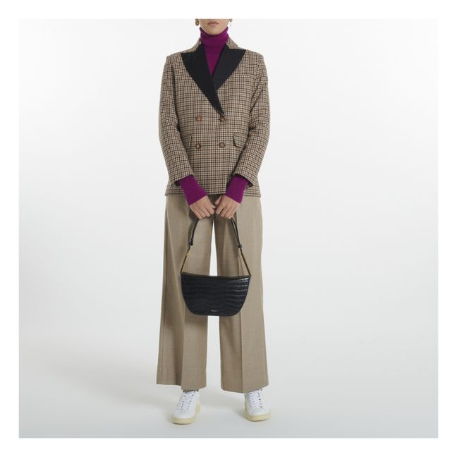 Veste Mia Carreaux | Beige