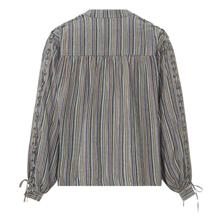 Louise Striped Blouse | Azul- Imagen del producto n°4