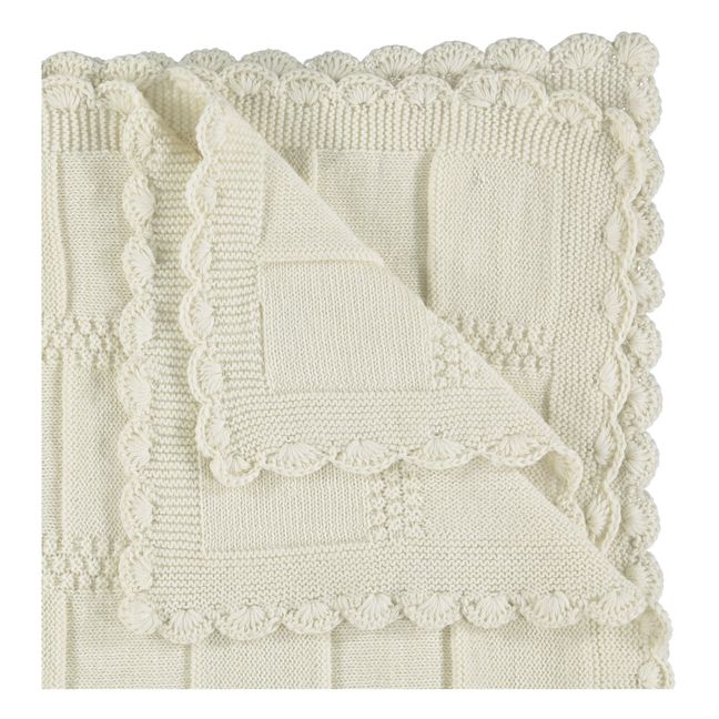 Merino Wool Blanket | Ivory