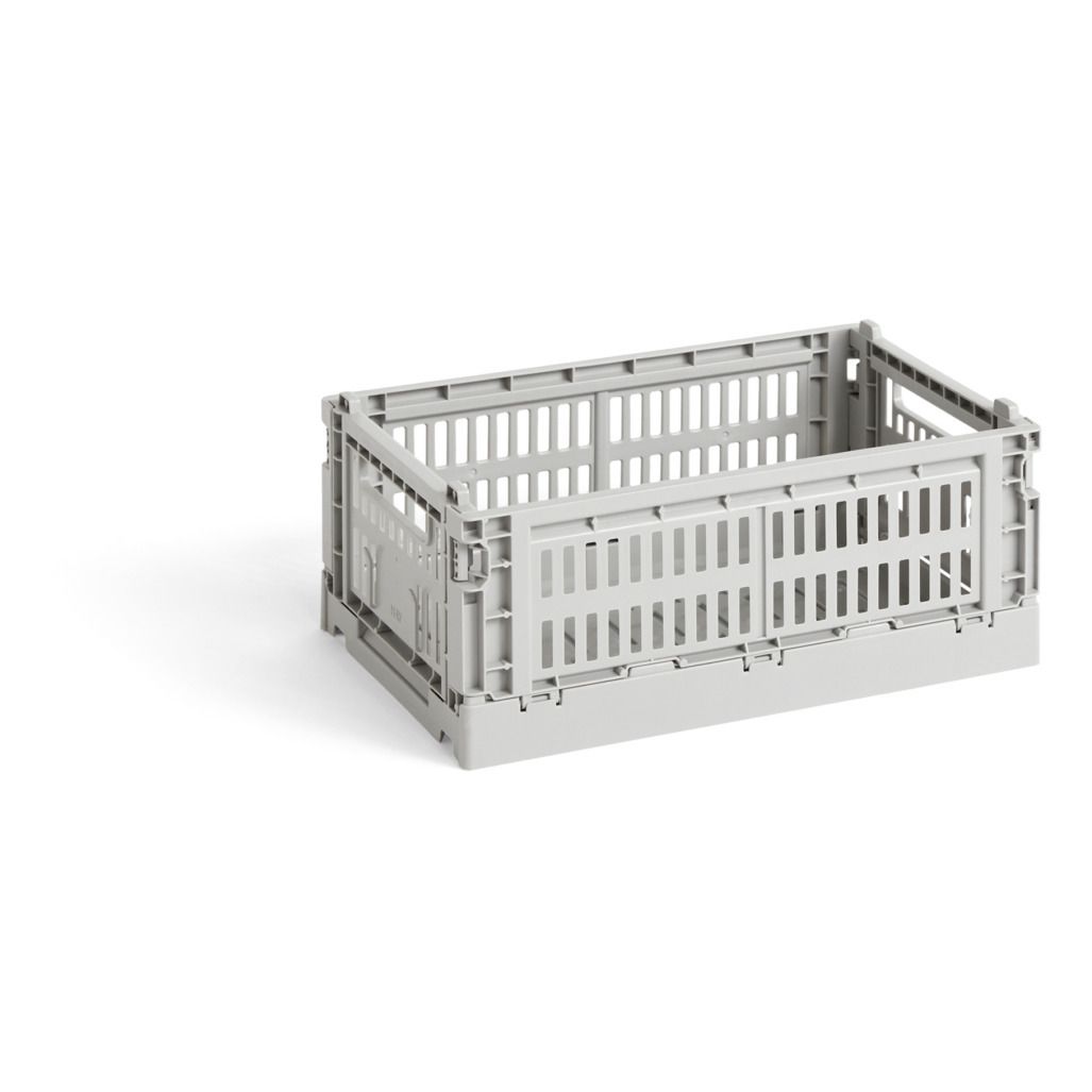 100% Recycled Collapsible Crate | Light grey- Product image n°0