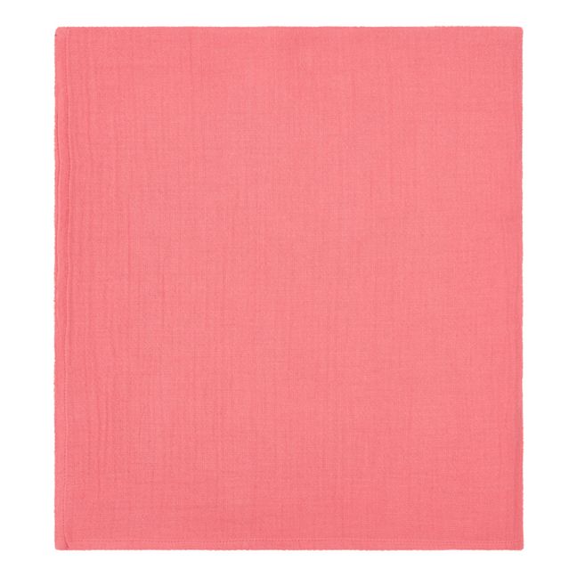 Cotton Muslin Swaddling Cloth | Pink