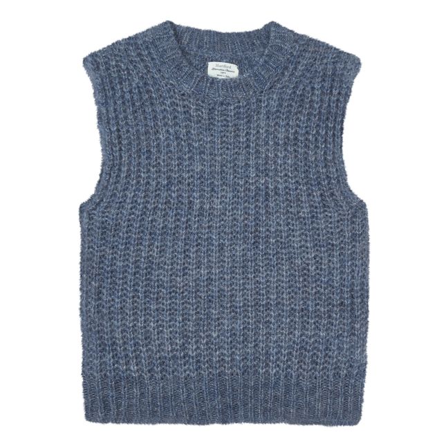 Marilis Alpaca Wool Sweater | Azul Gris