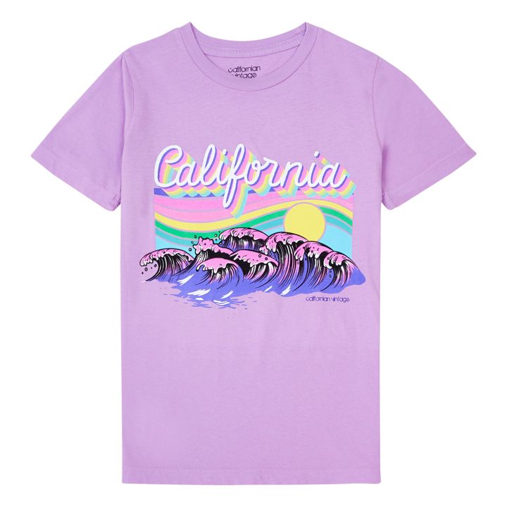 T-shirt Cali Wave | Lilas- Image produit n°0