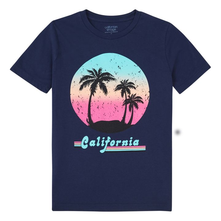 T-shirt Sunset | Bleu marine- Image produit n°0
