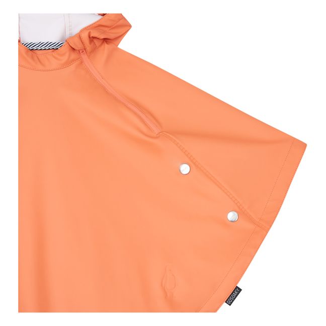 Crouching Tiger Waterproof Cape | Coral