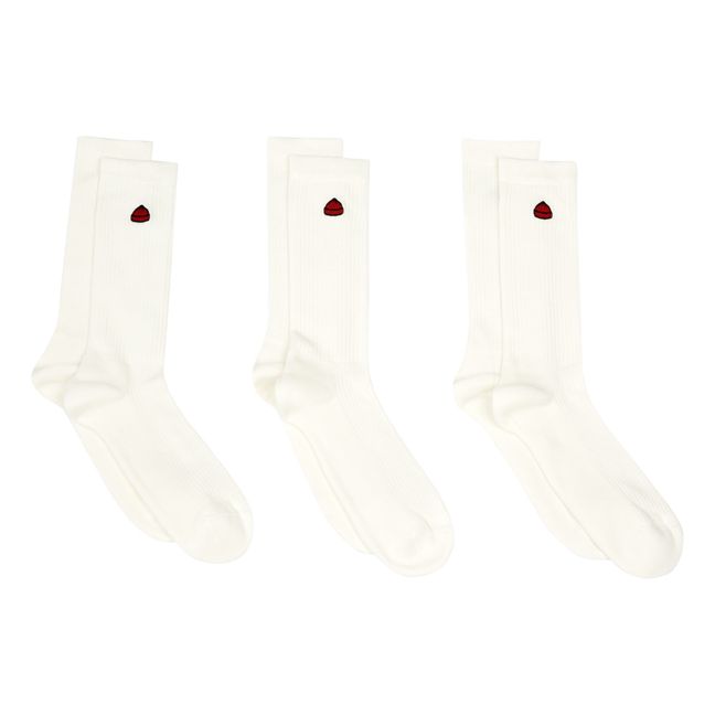 Socks - Set of 3 | White