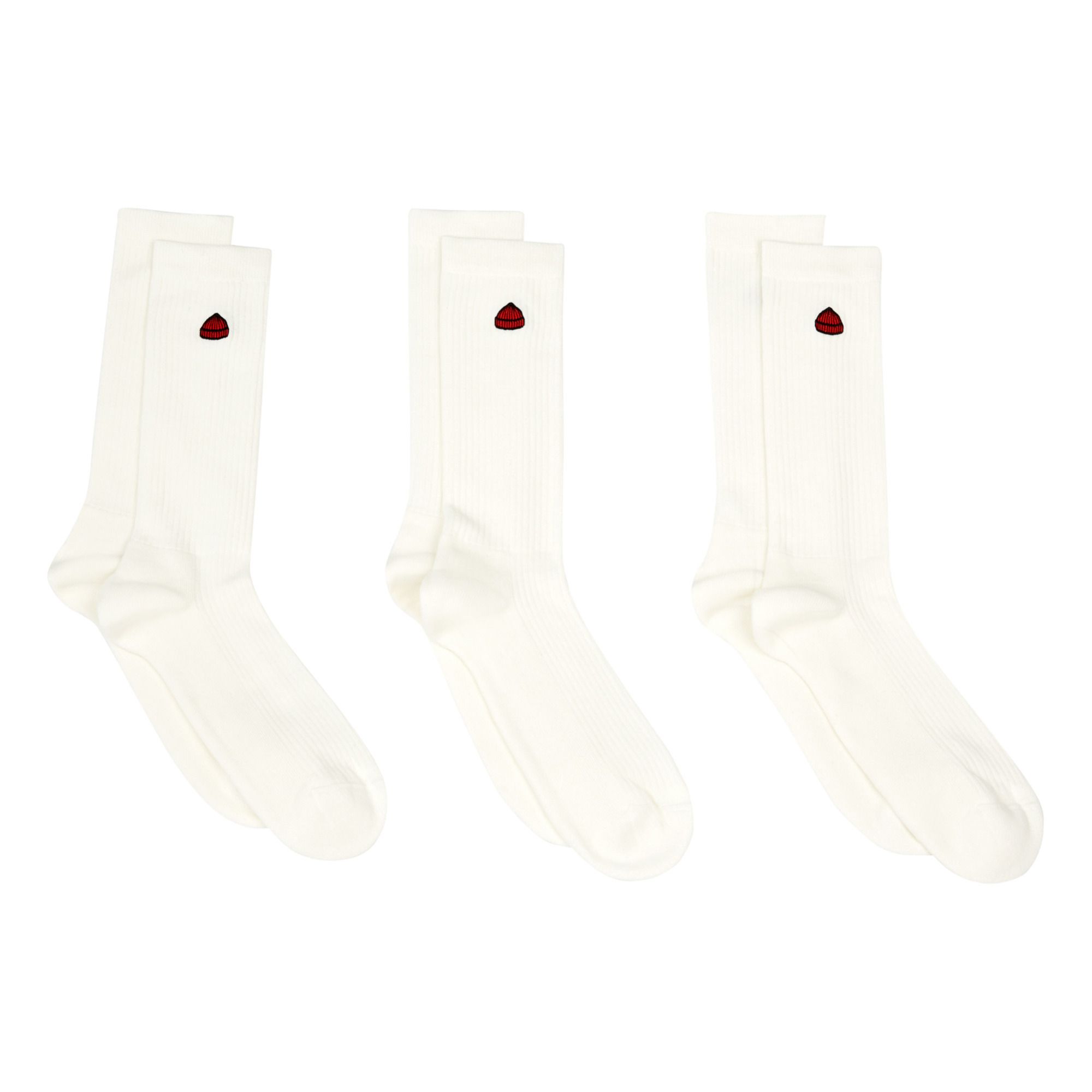 Socks - Set of 3 | Bianco- Immagine del prodotto n°0