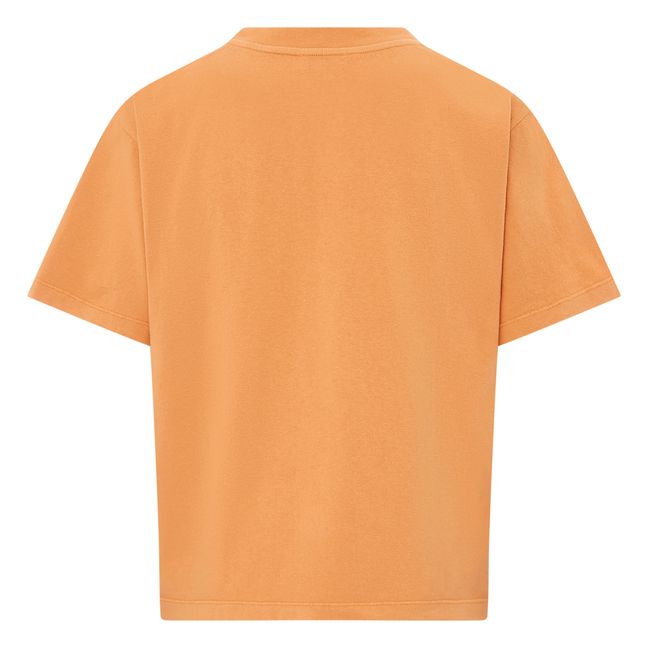 T-Shirt Boxy Imprimé Utopia Coton Bio | Orange