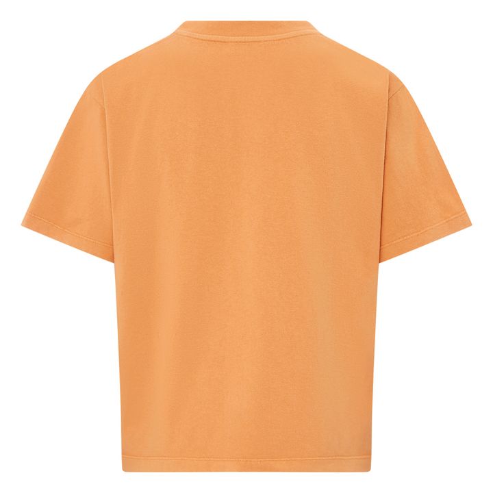 T-Shirt Boxy Imprimé Utopia Coton Bio | Orange- Image produit n°3