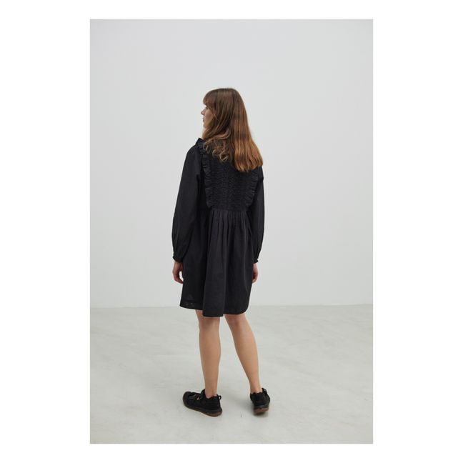 Phoebe Organic Cotton Dress | Black