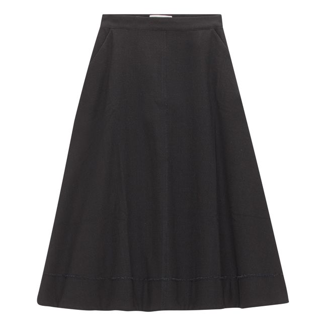 Audrey Organic Cotton Skirt | Negro
