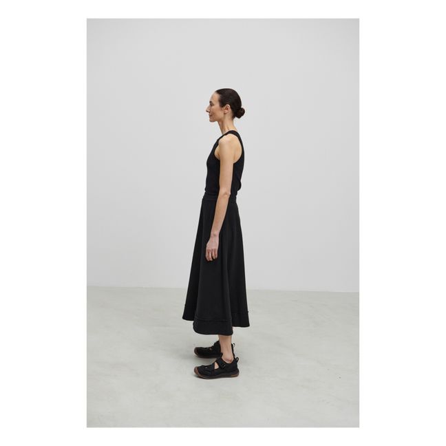 Audrey Organic Cotton Skirt | Negro