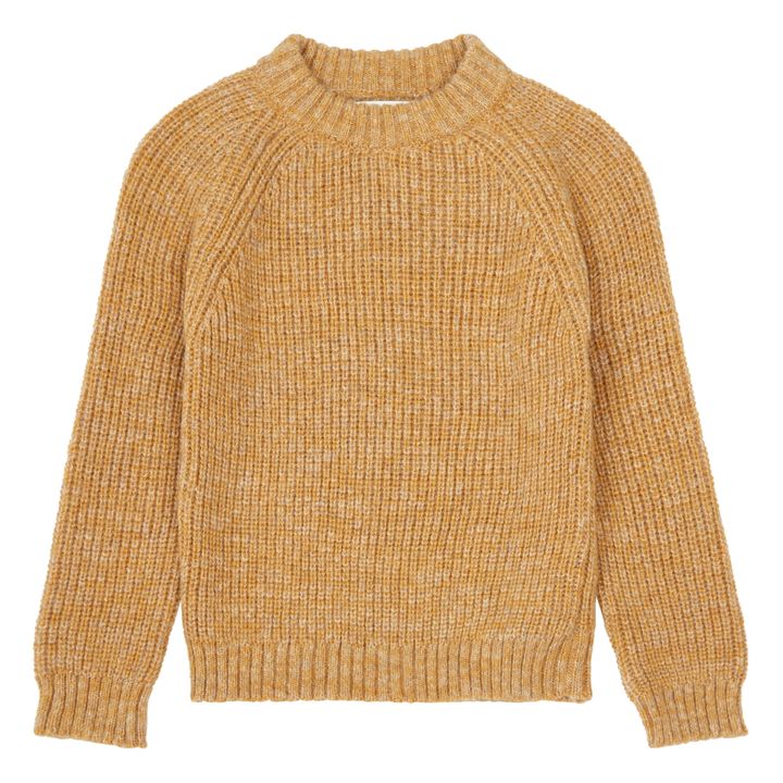 Jackson Alpaca Wool Sweater | Giallo senape- Immagine del prodotto n°0