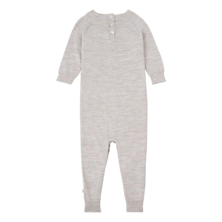 Daydream Merino Wool Jumpsuit | Light grey- Product image n°4