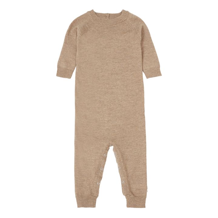 Daydream Merino Wool Jumpsuit | Camel- Product image n°0
