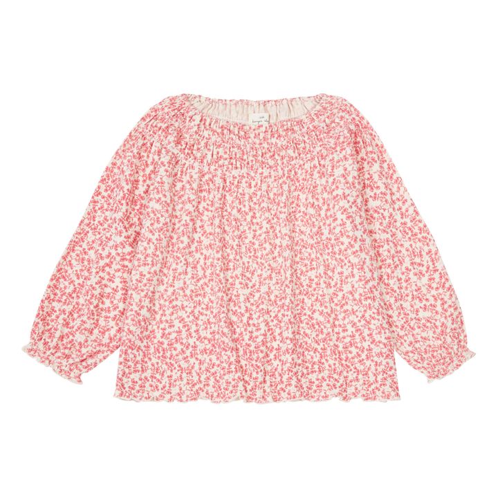 Chléo Organic Cotton Blouse | Pink- Product image n°0