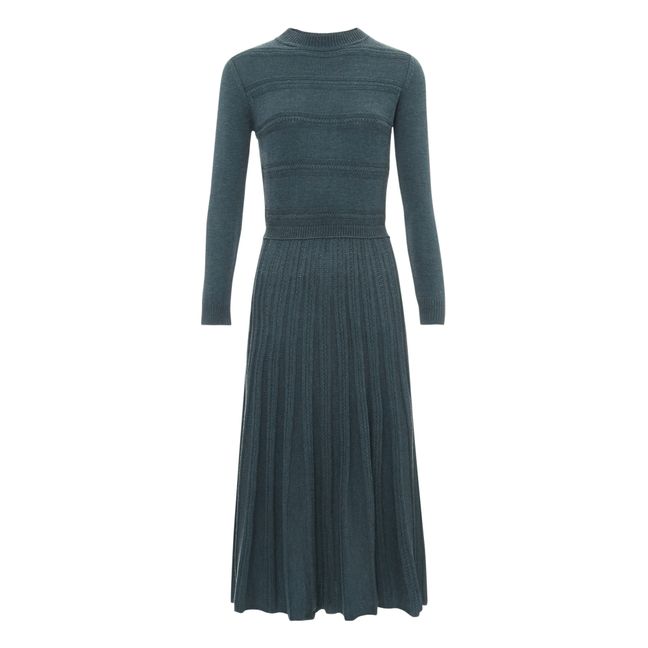 Lucia Knit Dress | Verde scuro
