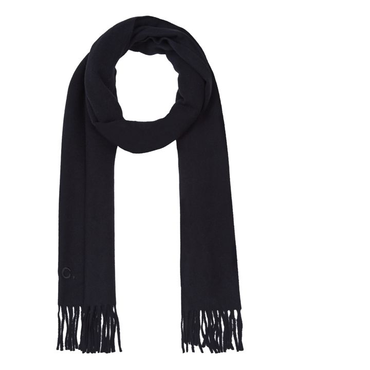 Ambroise Embroidered Scarf | Black