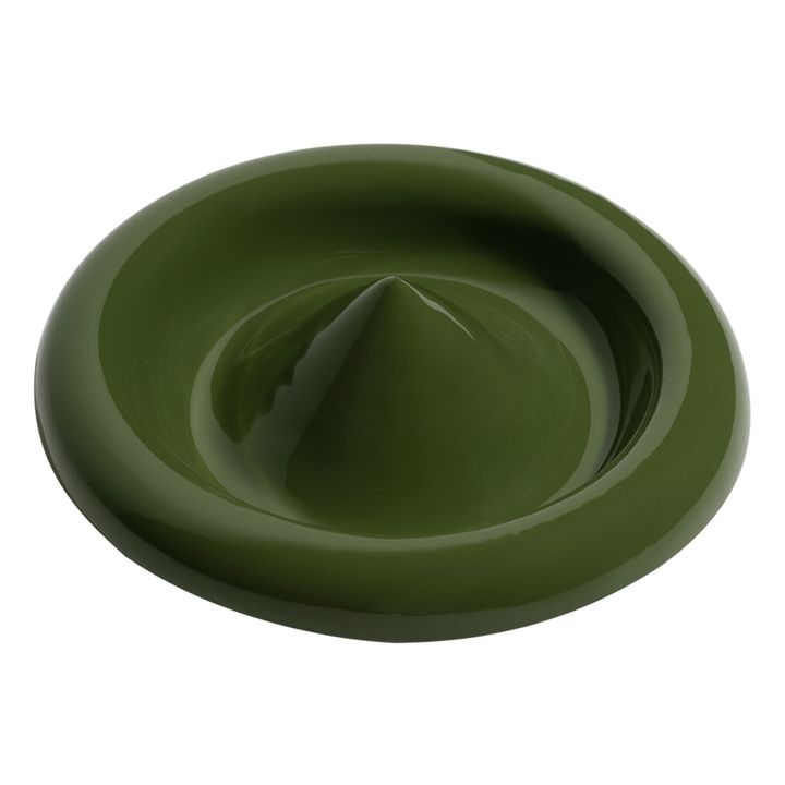 Jabonera de porcelana Halo | Verde Oscuro- Imagen del producto n°0