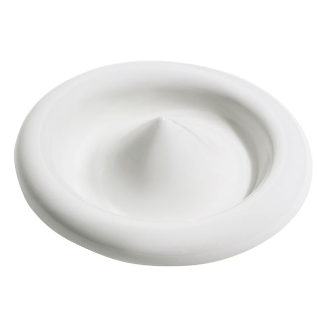 Jabonera de porcelana Halo | Blanco