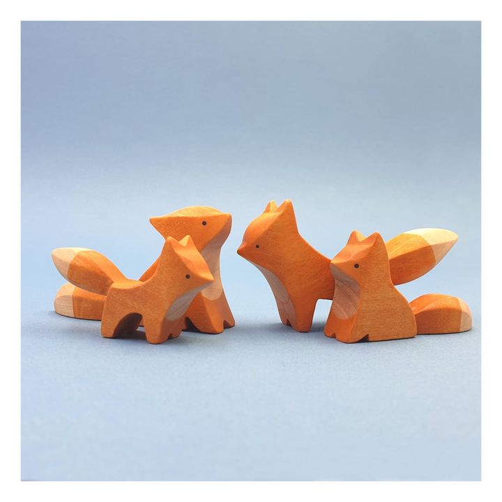 Standing Fox Wooden Figurine- Produktbild Nr. 1
