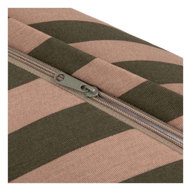Coussin Majestic en coton bio | Vert