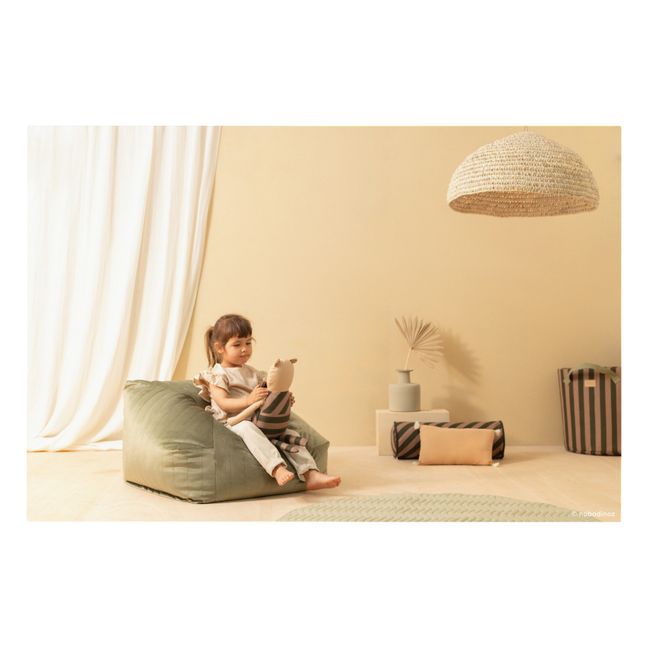 Majestic Organic Cotton Storage Basket | Green