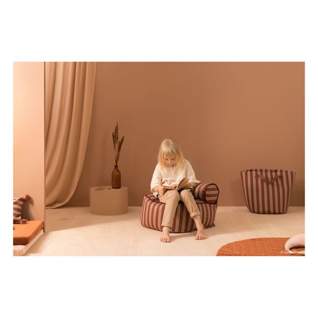Panier de rangement Majestic en coton bio | Terracotta