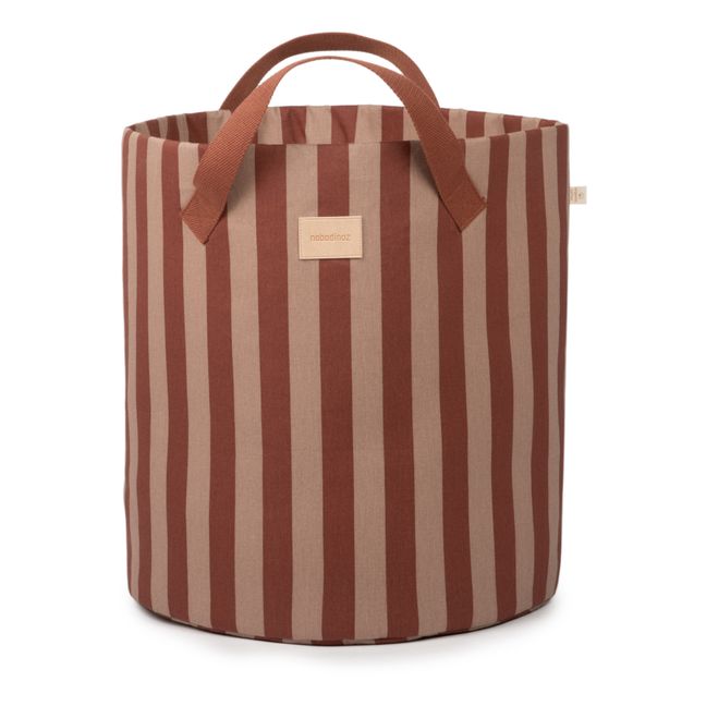 Panier de rangement Majestic en coton bio | Terracotta