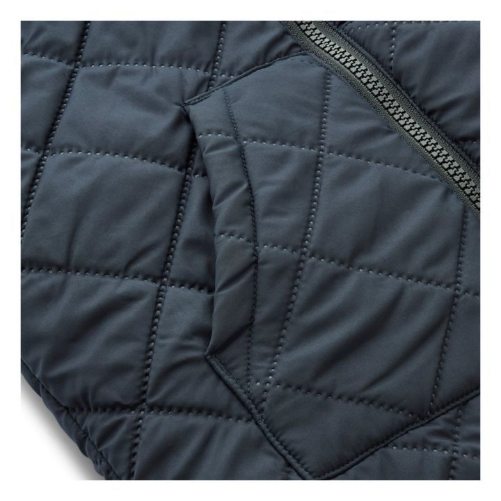 Diana Recycled Polyester Puffer Vest | Navy blue- Product image n°4