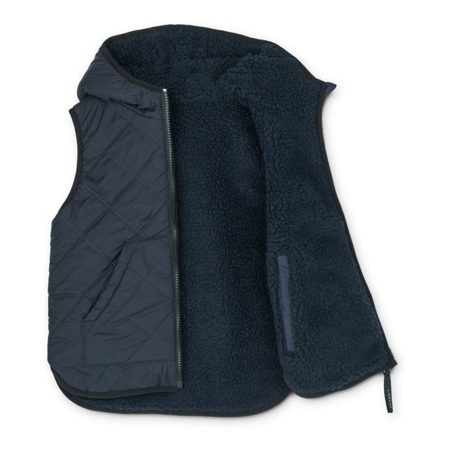 Diana Recycled Polyester Puffer Vest | Azul Marino