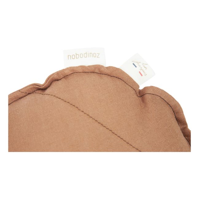 Leaf Cushion - French Linen | Hazel