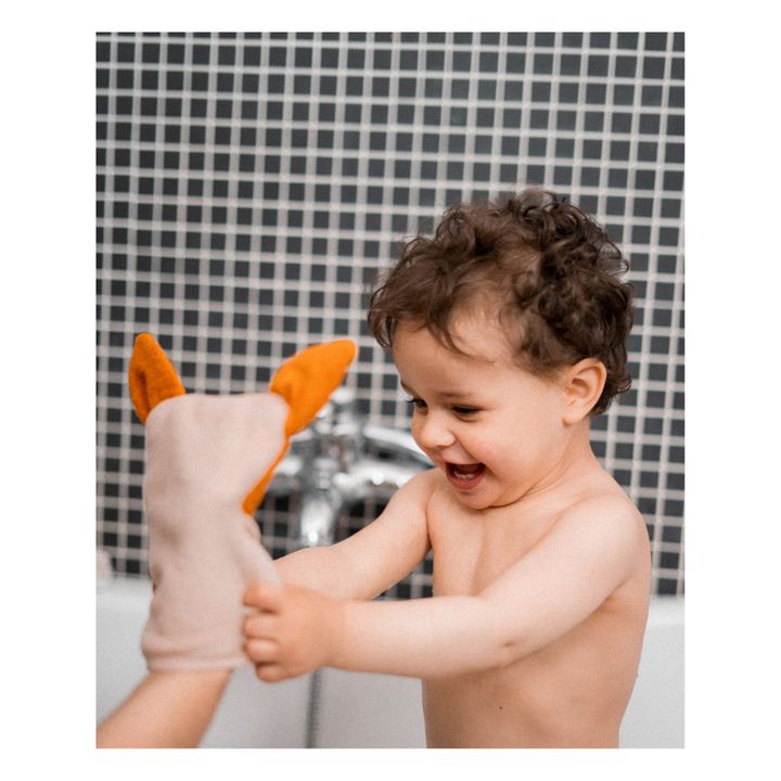 Gaspard Wash Glove | Orange- Product image n°4
