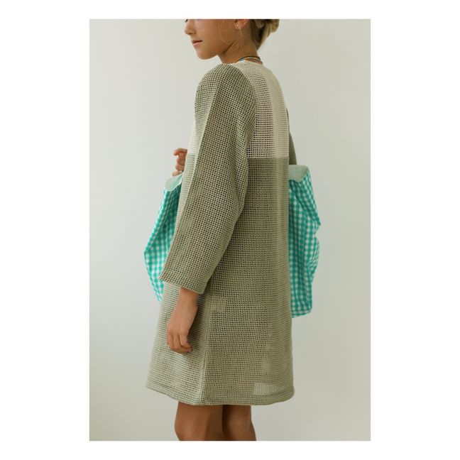 Pippa Crochet Dress | Sage