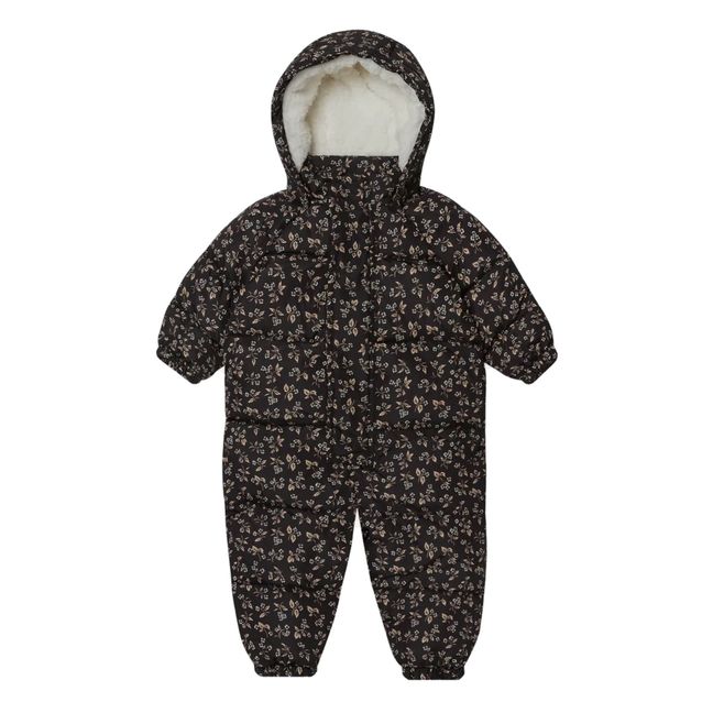 Puffer Baby Snowsuit | Schwarz