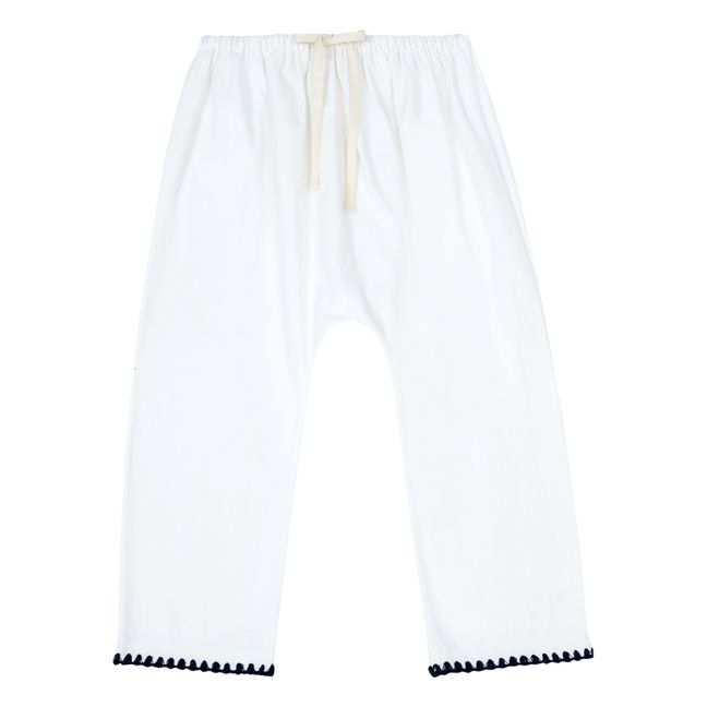 Pantalon Coton Bio Valan | Ecru
