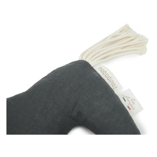 Pony Rattle - French Linen | Blue