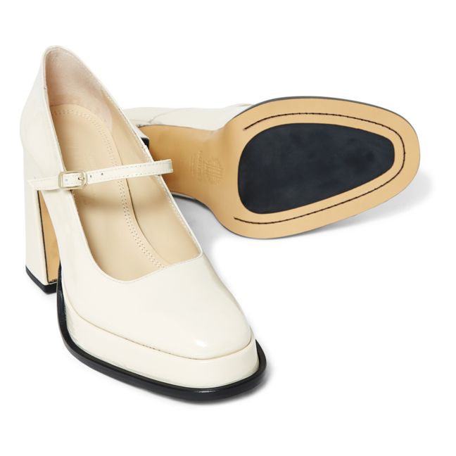 Casilda Leather Sandals | Avorio