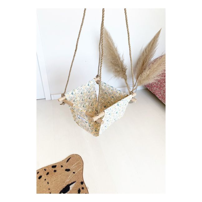 Babyschaukel aus Baumwolle Jungvogel Beige 